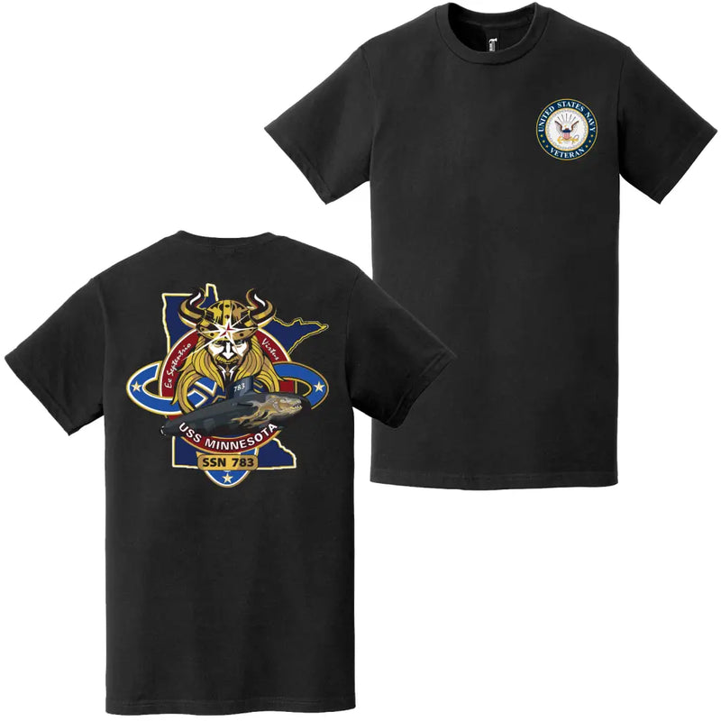 USS Minnesota (SSN-783) U.S. Navy Veteran T-Shirt
