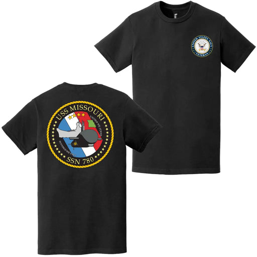 USS Missouri (SSN-780) U.S. Navy Veteran T-Shirt Tactically Acquired   