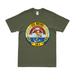 USS Nassau (LHA-4) Emblem T-Shirt Tactically Acquired Military Green Clean Small