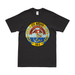 USS Nassau (LHA-4) Emblem T-Shirt Tactically Acquired Black Distressed Small