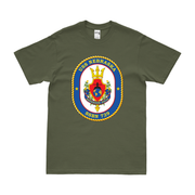 USS Nebraska (SSBN-739) Ballistic-Missile Submarine T-Shirt Tactically Acquired Military Green Clean Small
