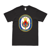 USS Nebraska (SSBN-739) Ballistic-Missile Submarine T-Shirt Tactically Acquired Black Clean Small
