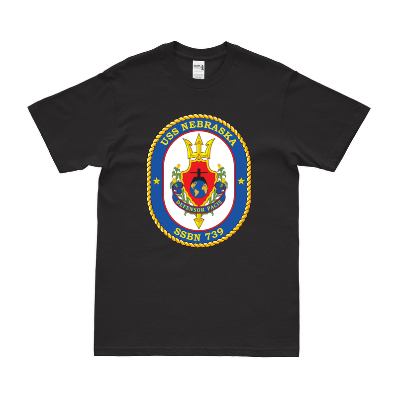 USS Nebraska (SSBN-739) Ballistic-Missile Submarine T-Shirt