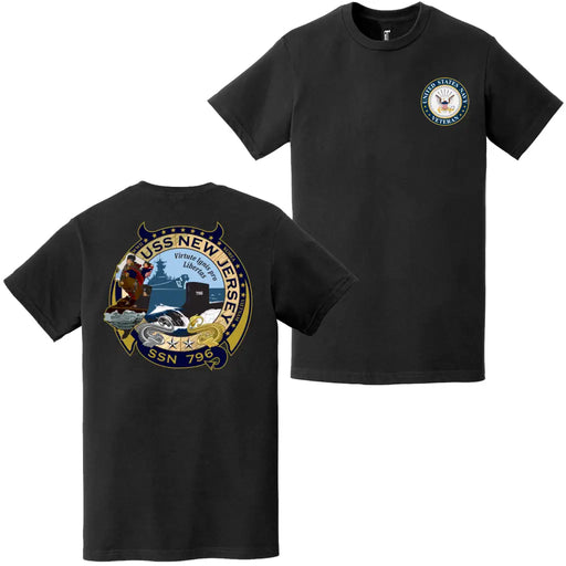 USS New Jersey (SSN-796) U.S. Navy Veteran T-Shirt Tactically Acquired   