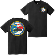 USS North Carolina (SSN-777) Double-Sided Logo T-Shirt Tactically Acquired   