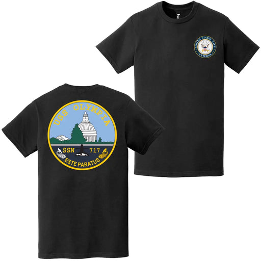 USS Olympia (SSN-717) U.S. Navy Veteran T-Shirt Tactically Acquired   