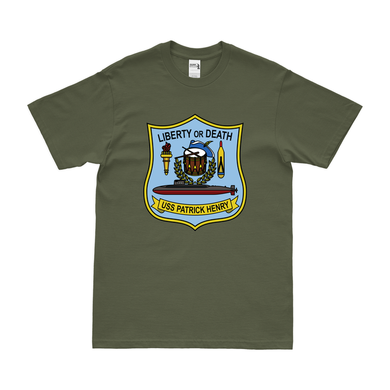 USS Patrick Henry (SSBN-599) Ballistic-Missile Submarine T-Shirt