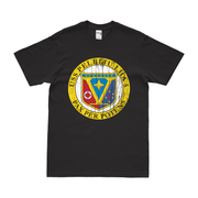 USS Peleliu (LHA-5) Emblem T-Shirt Tactically Acquired Black Distressed Small