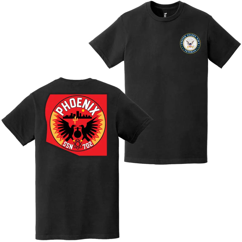 USS Phoenix (SSN-702) U.S. Navy Veteran T-Shirt