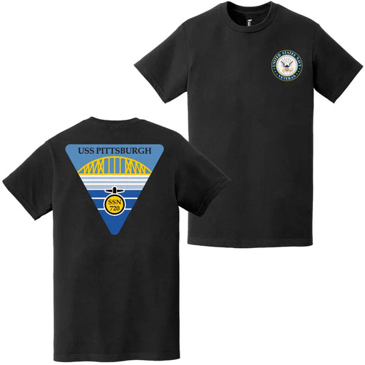 USS Pittsburgh (SSN-720) U.S. Navy Veteran T-Shirt Tactically Acquired   