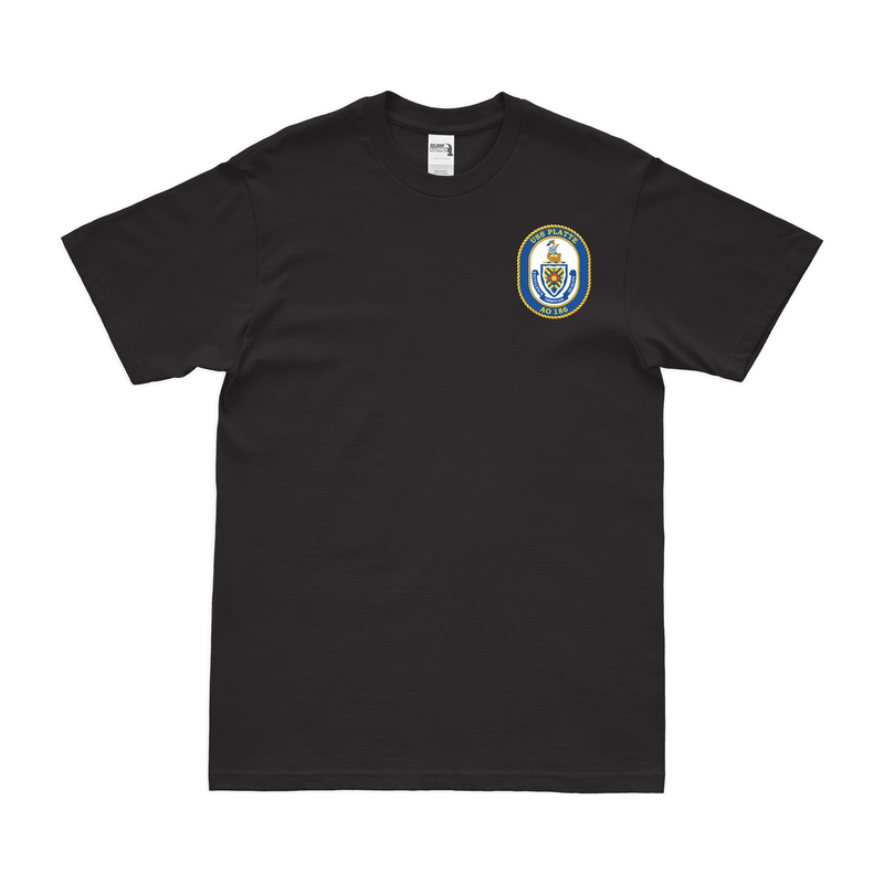 USS Platte (AO-186) Left Chest Emblem T-Shirt