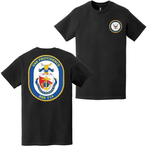 USS Providence (SSN-719) Double-Sided Logo T-Shirt Tactically Acquired   