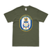 USS Rhode Island (SSBN-740) Ballistic-Missile Submarine T-Shirt Tactically Acquired Military Green Distressed Small