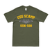 USS Scamp (SSN-588) Submarine Dolphins T-Shirt Tactically Acquired Military Green Small 
