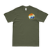 USS Scamp (SSN-588) Submarine Left Chest Emblem T-Shirt Tactically Acquired Military Green Small 