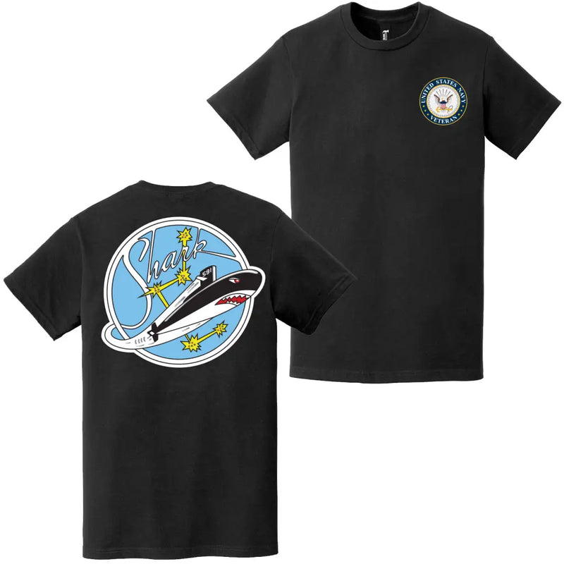 USS Shark (SSN-591) U.S. Navy Veteran T-Shirt