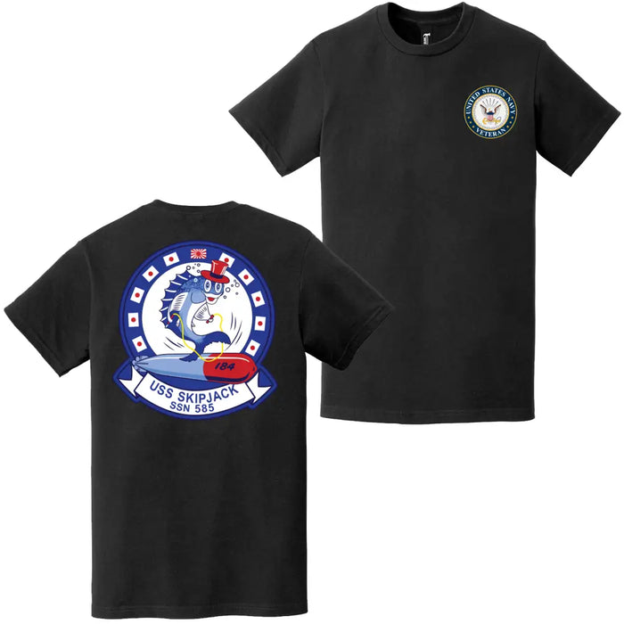 USS Skipjack (SSN-585) U.S. Navy Veteran T-Shirt Tactically Acquired   