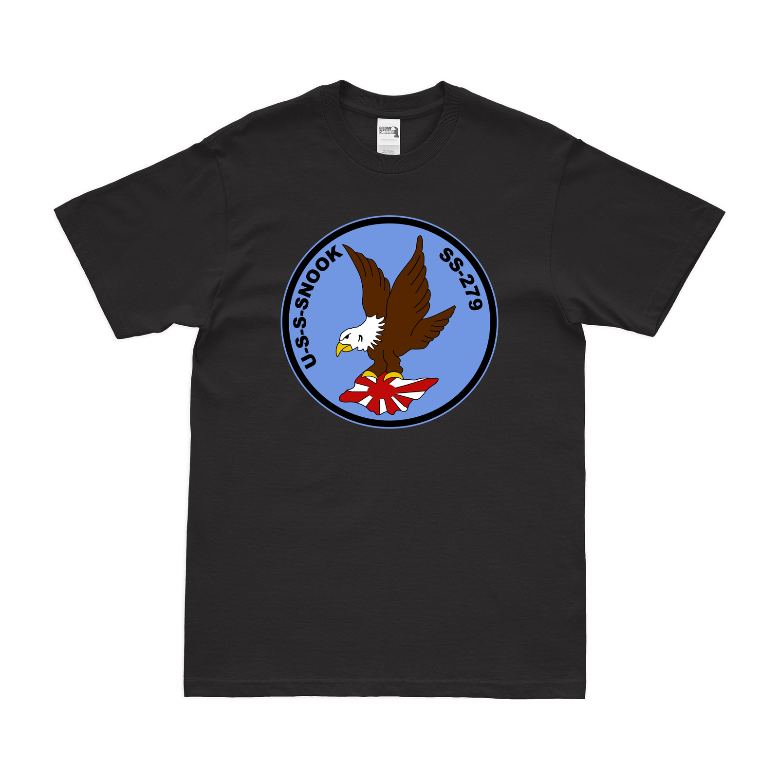 USS Snook (SS-279) Gato-class Submarine T-Shirt Tactically Acquired Black Clean Small