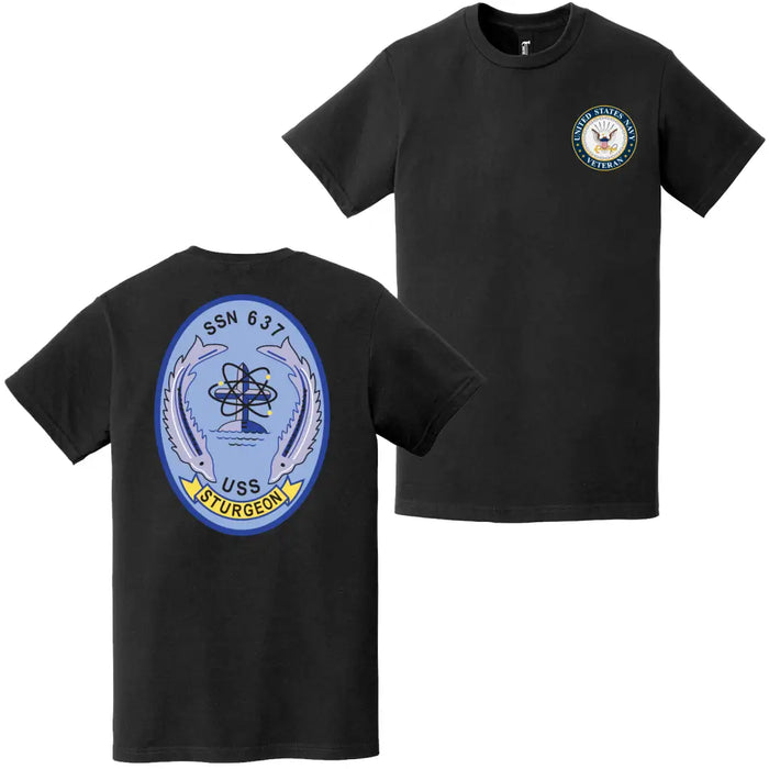 USS Sturgeon (SSN-637) U.S. Navy Veteran T-Shirt Tactically Acquired   
