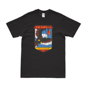 USS Tarawa (LHA-1) Emblem T-Shirt Tactically Acquired Black Distressed Small