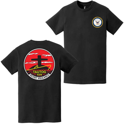 USS Tautog (SSN-639) Double-Sided Logo T-Shirt Tactically Acquired   