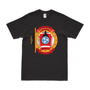 USS Tennessee (SSBN-734) Ballistic-Missile Submarine T-Shirt Tactically Acquired Black Clean Small