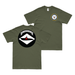 Double-Sided USS Tinosa (SS-283) Gato-class Submarine T-Shirt Tactically Acquired Military Green Clean Small