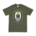 USS Tripoli (LHA-7) Emblem T-Shirt Tactically Acquired Military Green Distressed Small