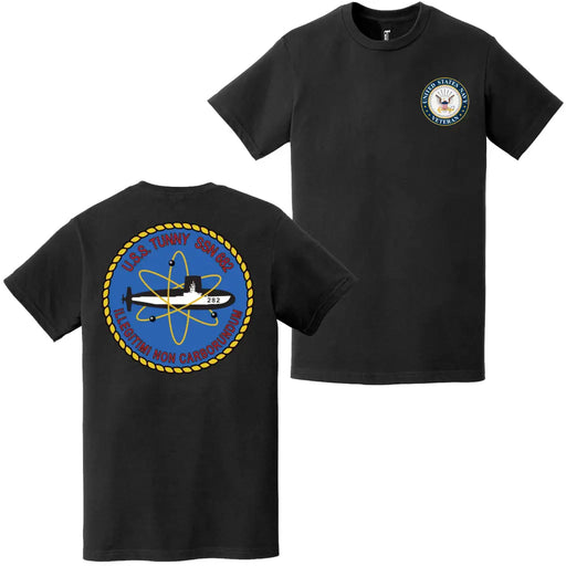 USS Tunny (SSN-682) U.S. Navy Veteran T-Shirt Tactically Acquired   