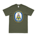 USS Wasp (LHD-1) Emblem T-Shirt Tactically Acquired Military Green Clean Small