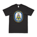 USS Wasp (LHD-1) Emblem T-Shirt Tactically Acquired Black Distressed Small