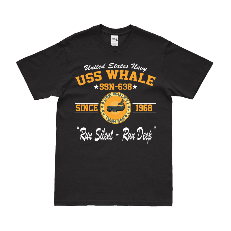 USS Whale (SSN-638) Since 1968 Submarine Legacy T-Shirt