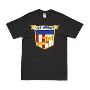 USS Wright (CVL-49) T-Shirt Tactically Acquired Black Distressed Small