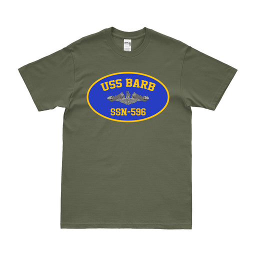 USS Barb SSN-596 Submarine Emblem T-Shirt Tactically Acquired   