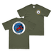 Double-Sided USS Fortify (MSO-446) Logo T-Shirt Tactically Acquired Small Military Green 