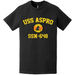 USS Aspro (SSN-648) Tonkin Gulf Yacht Club T-Shirt Tactically Acquired   