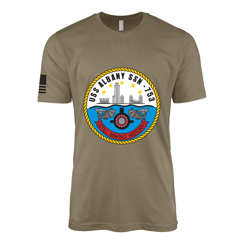 USS Albany (SSN-753) Submarine T-Shirt