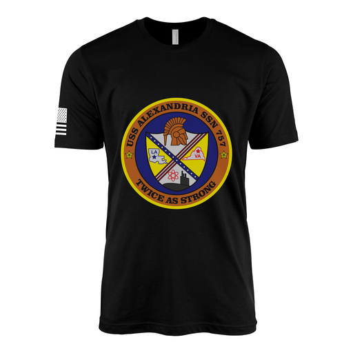 USS Alexandria (SSN-757) Submarine T-Shirt Tactically Acquired Black M