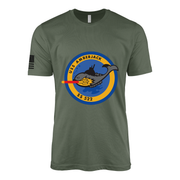 USS Amberjack (SS-522) Submarine T-Shirt Tactically Acquired Military Green L
