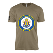 USS Annapolis (SSN-760) Submarine T-Shirt Tactically Acquired Coyote Brown S