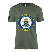 USS Annapolis (SSN-760) Submarine T-Shirt Tactically Acquired Military Green L