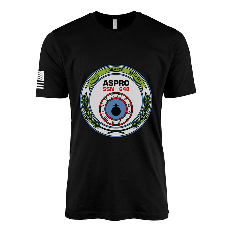 USS Aspro (SSN-648) Submarine T-Shirt