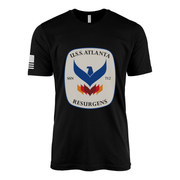 USS Atlanta (SSN-712) Submarine T-Shirt Tactically Acquired Black M
