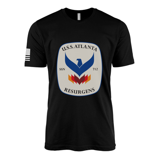 USS Atlanta (SSN-712) Submarine T-Shirt Tactically Acquired Black M