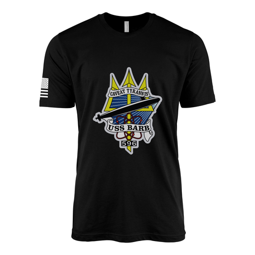 USS Barb (SSN-596) Submarine T-Shirt Tactically Acquired Black M