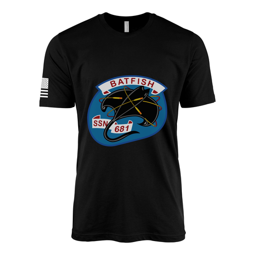 USS Batfish (SSN-681) Submarine T-Shirt Tactically Acquired Black M