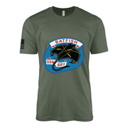 USS Batfish (SSN-681) Submarine T-Shirt Tactically Acquired Military Green L