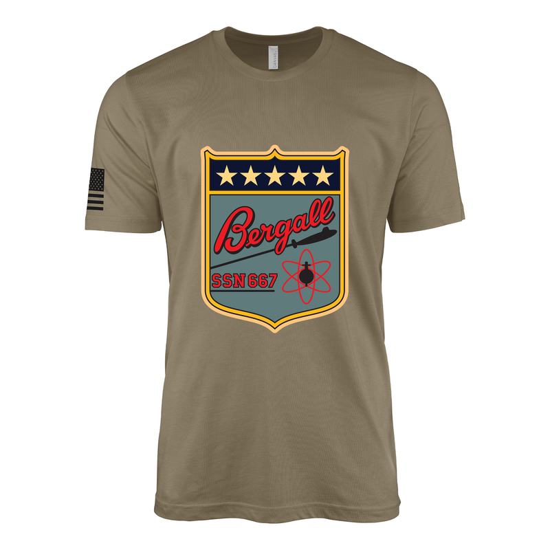 USS Bergall (SSN-667) Submarine T-Shirt