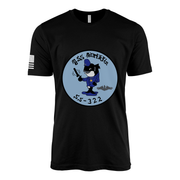 USS Blackfin (SS-322) Submarine T-Shirt Tactically Acquired Black M