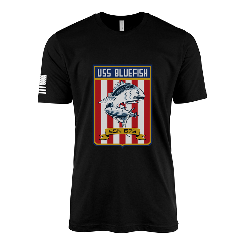 USS Bluefish (SSN-675) Submarine T-Shirt
